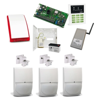 SYSTEM ALARMOWY SATEL CA-5 KPL + 3x SWAN QUAD + SPARTAN